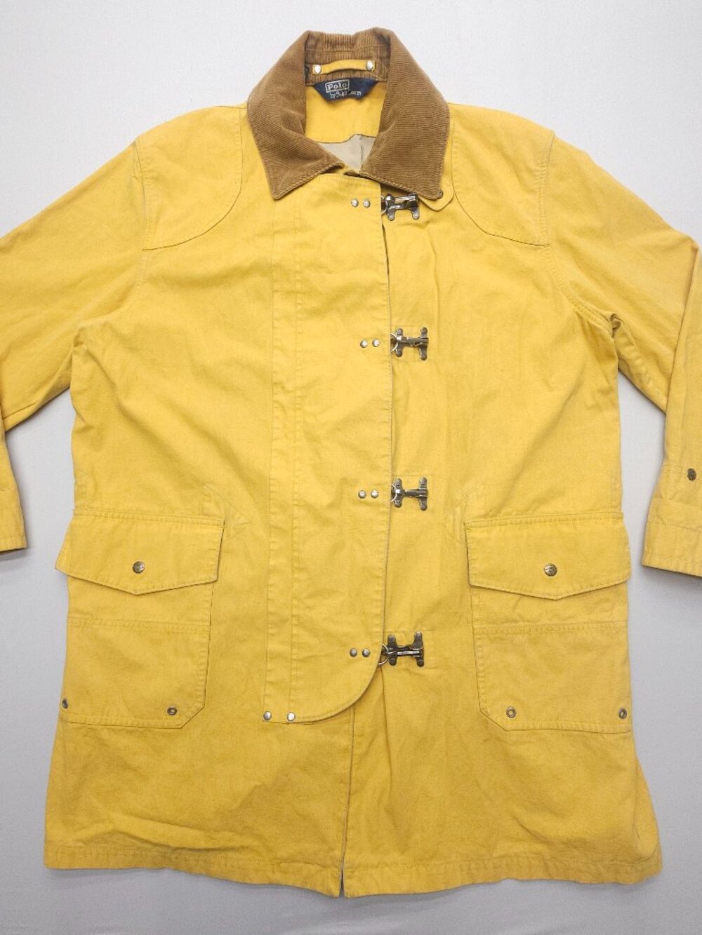 Vintage Polo Ralph Lauren Canvas Lobster Clasp Fireman Jacket XL